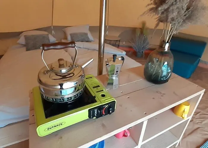 Tente Bell Au Hautoreille مكان تخييم *